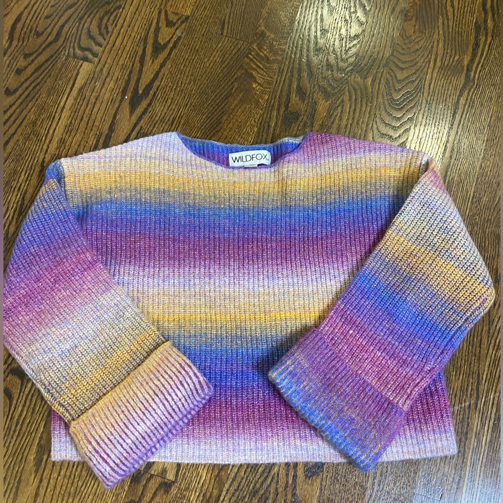 Wildfox Vibrant Striped Women's Sweater